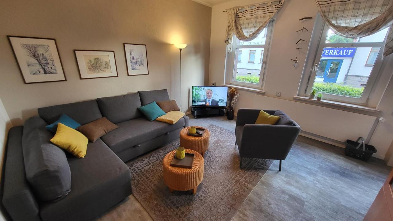 Apartments Am Saalebogen Mit Gartenterrasse, Grillkamin, Freie Parkplaetze Rudolstadt Zewnętrze zdjęcie
